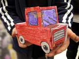 voiture en carton / cardstock car