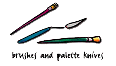 Fine Art Brushes and Artist Palette Knives