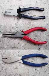 pliers and wire cutters